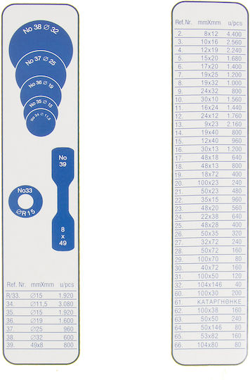 Stef Labels Small Adhesive Labels in White Color 40x72mm