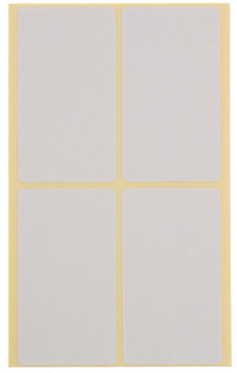 Stef Labels Small Adhesive Labels in White Color 40x72mm