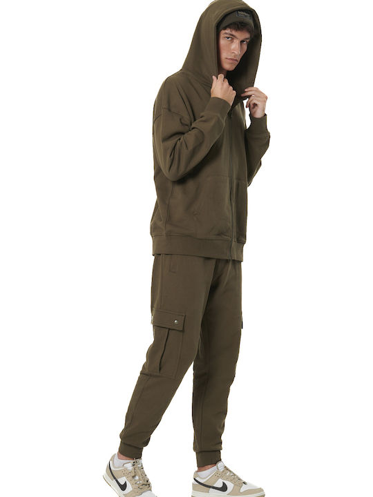 Green Hoodie Cardigan
