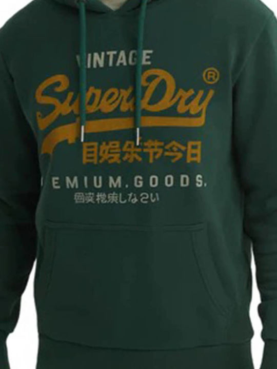 D1 Ovin D1 Ovin Sweatshirt with Hood Green