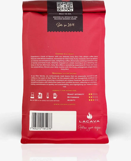 LaCava Filterkaffee Arabica Juicy Bru Bohnen 350gr