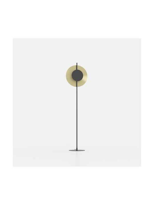 Eglo LED Floor Lamp H150xW38cm. with Warm White Light 1300lm Black