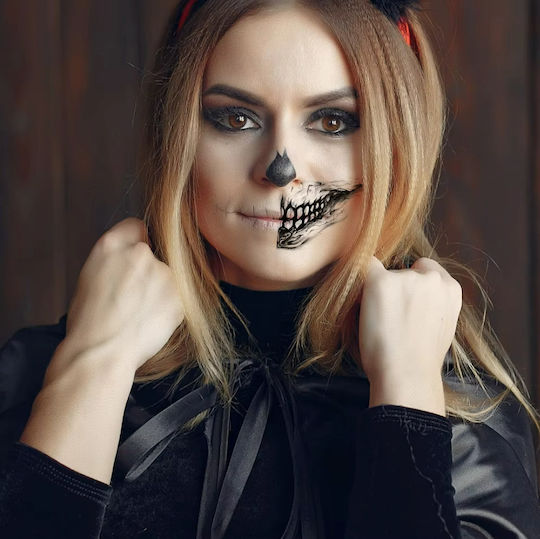 Set of 3 Semi-permanent Tattoos Zola Halloween Monster Design