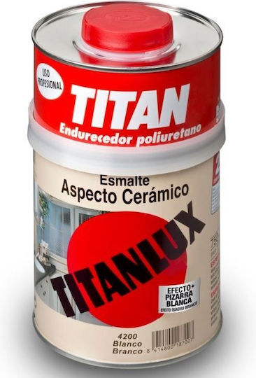 Titanlux Aspecto Ceramico Емайл Бял Блясък 750мл