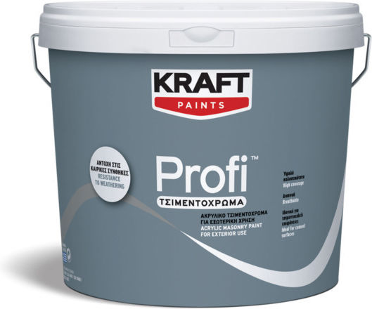 Kraft Profi Τσιμεντόχρωμα Κεραμιδί 3lt