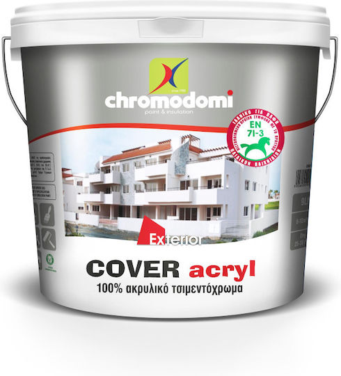 CHromodomi Cover Acryl Боя за бетон Акрил Сива светлина 750мл