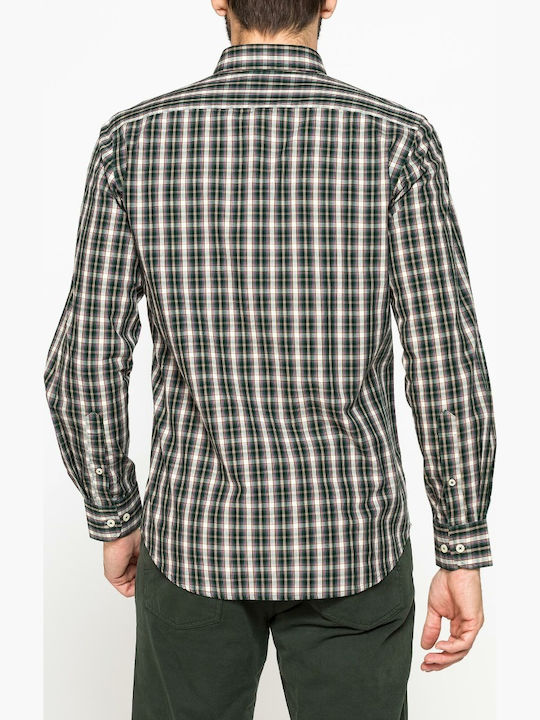 Langärmlig Hemd Geprüft Olive