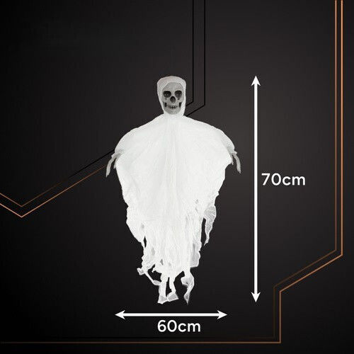 Halloween Skeleton Decoration Zola Hanging 70 X 60 Cm White