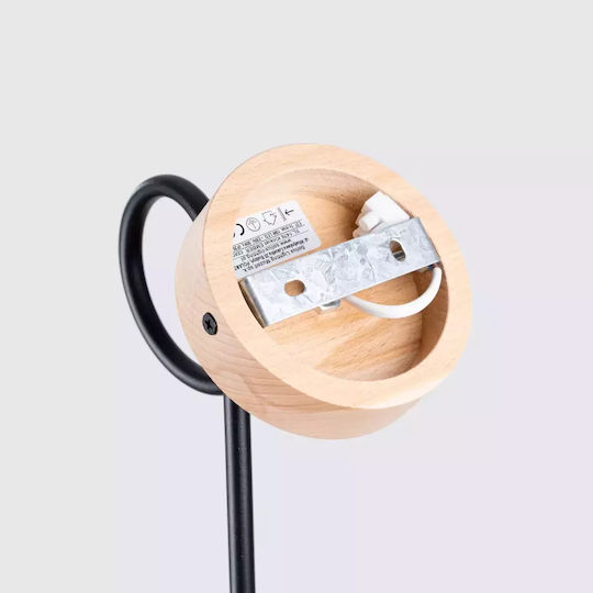 Sollux Classic Lamp Wall with Socket E27 Black