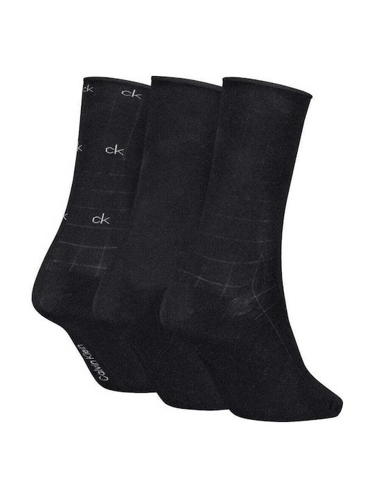 Calvin Klein Γυναικείες Κάλτσες Black 3Pack