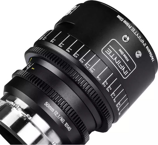 7artisans Full Frame Φωτογραφικός Φακός INFINTE Cine 50mm T2.1 PL Σταθερός Μαύρος
