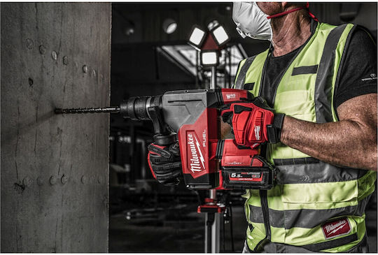 Milwaukee ONEFPHXDEL-552C Impact Demolition Hammer Battery Brushless 18V 2x5.5Ah with Chuck SDS Plus 4933478498