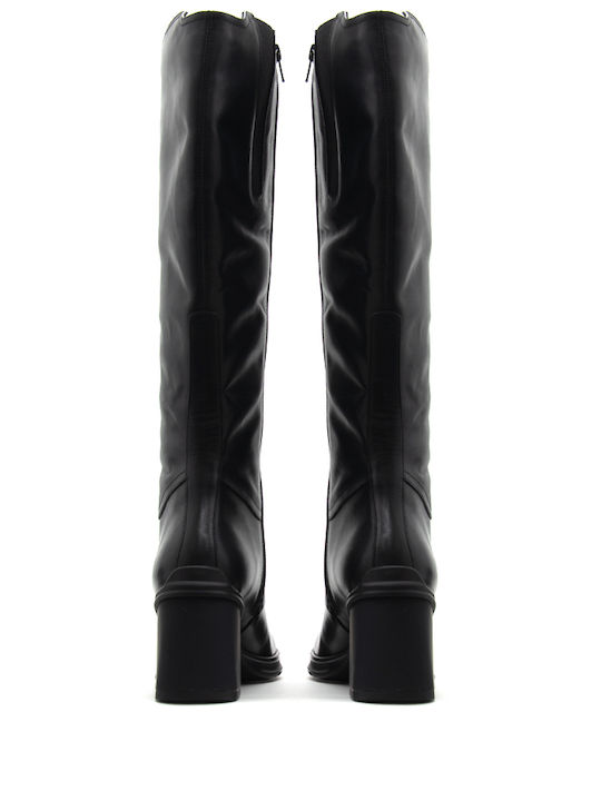 Janine Leather Women's Black Boots