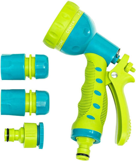 TopGarden Set Wasserpistole/Spritzdüse 380924 7 Positionen Me Soft Grip Set 4pcs 1/2''