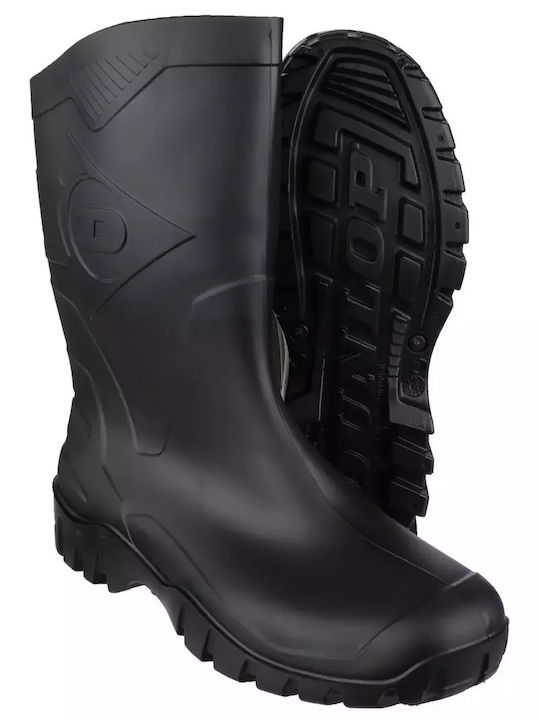 Dunlop Dee Calf Arbeitssicherheitsstiefel Schienbein Schwarz