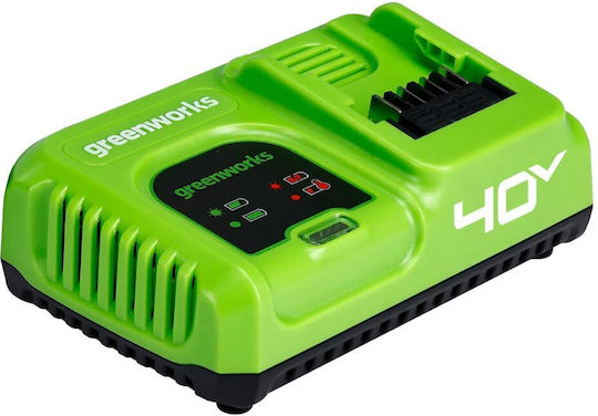 Greenworks Зарядно за Батерии за Инструменти 40V G40UC5