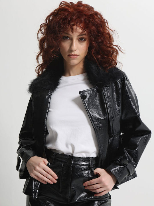Women's Lifestyle Jacket for Winter Black