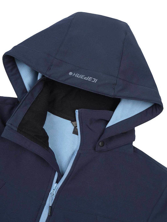 Brimfield Geacă De Iarnă Softshell Impermeabilă Și Cu Protecție Împotriva Vântului Albastru Marin