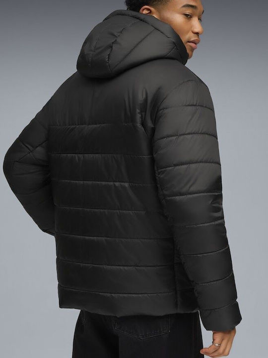Essentials Μπουφάν Puffer Αδιάβροχο Μαυρο