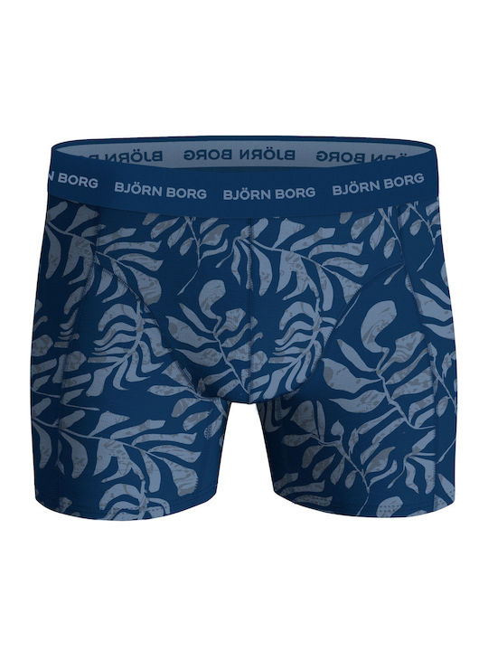 Men's Boxers Blue with Patterns 3Pack