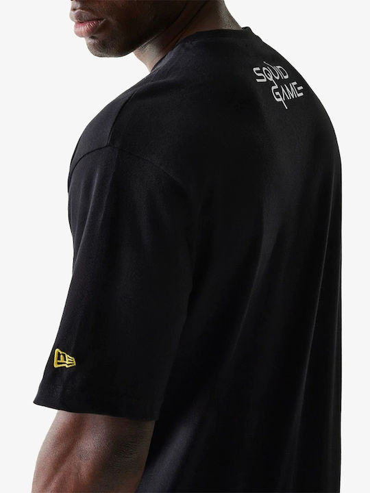 New Era Men Squid Game Graphic T-shirt Black 60767034
