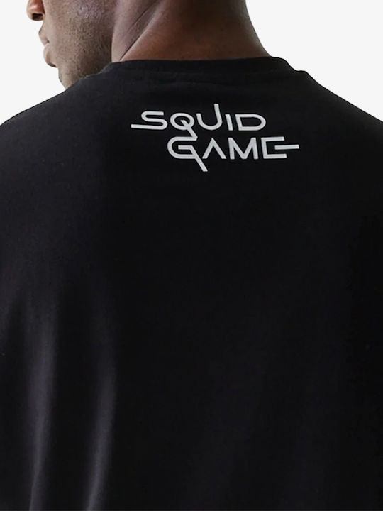 New Era Men Squid Game Graphic T-shirt Black 60767034