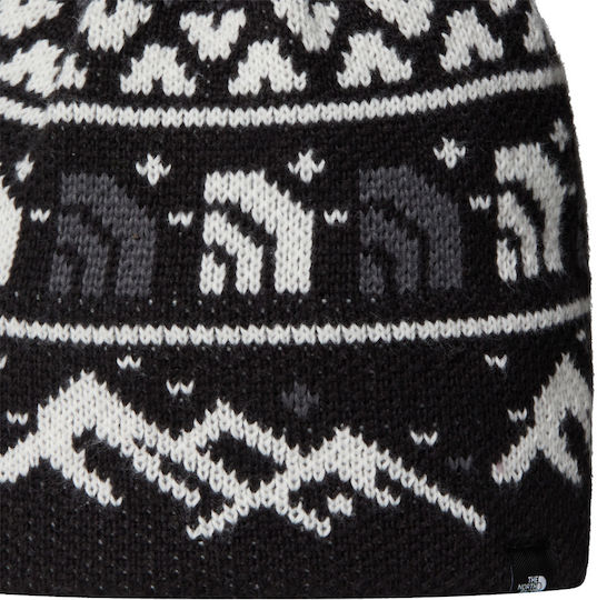 Cabin Beanie Unisex Beanie Gestrickt in Schwarz Farbe