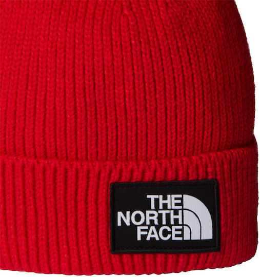 Logo Beanie Männer Beanie Gestrickt in Rot Farbe