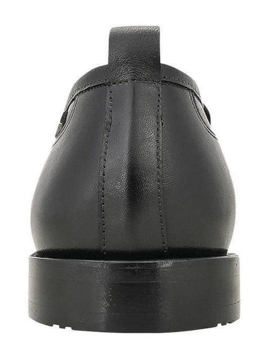 Men's Leather Moccasins Black