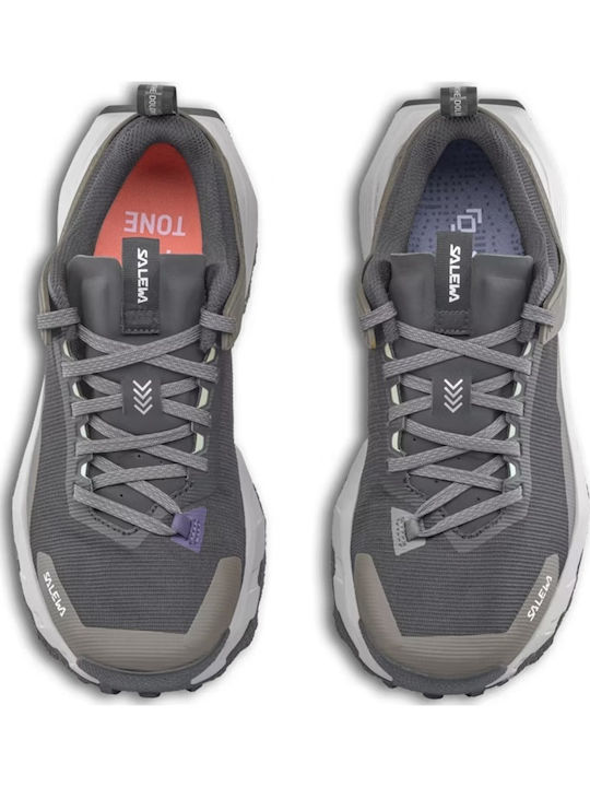 Salewa Pedroc 2 Powertex Γυναικεία Ορειβατικά Παπούτσια Αδιάβροχα Γκρι