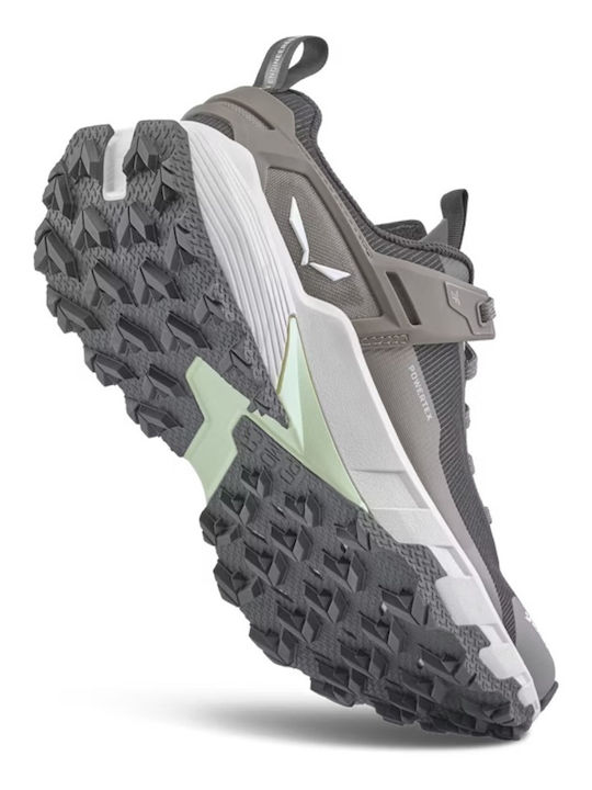 Salewa Pedroc 2 Powertex Γυναικεία Ορειβατικά Παπούτσια Αδιάβροχα Γκρι