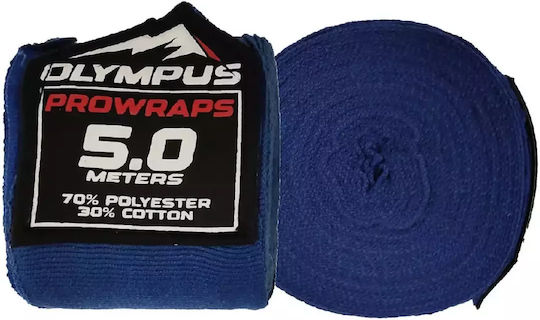 Kampfsport Handwickel Olympus Pro-wrap Elastisch 500cm Blau