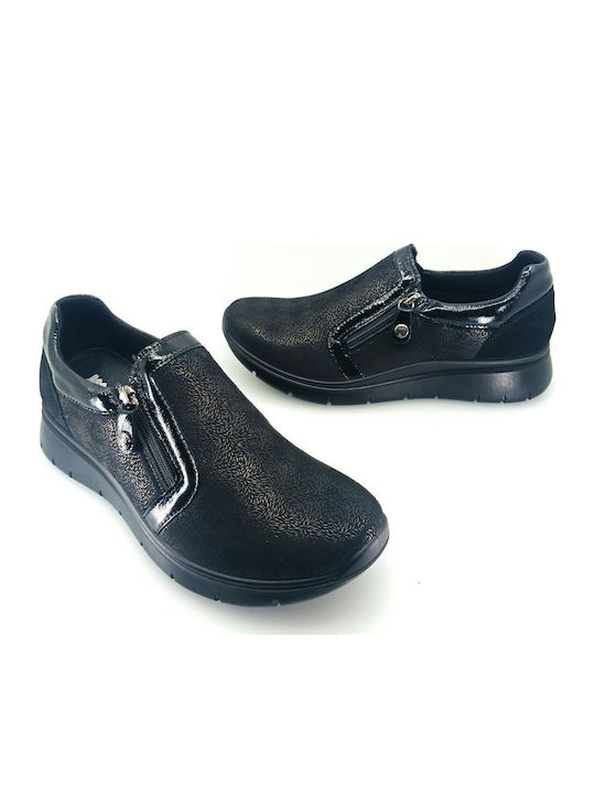 Anatomic Women's Slip-Ons Leather Black