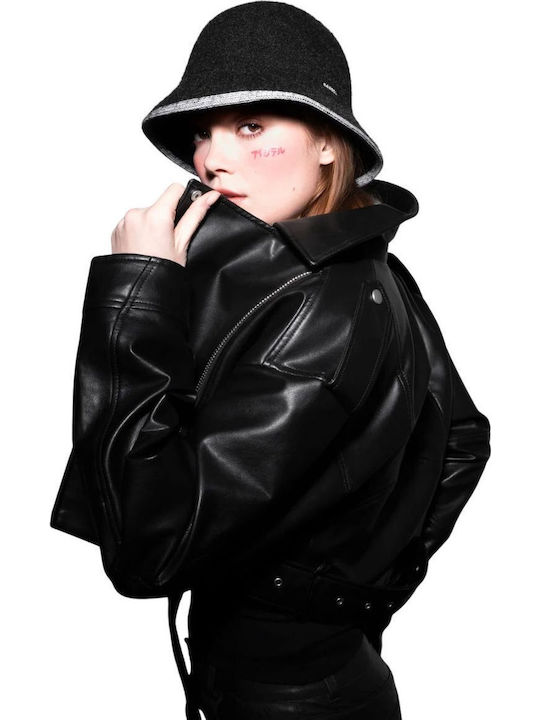 Kangol Fabric Hat Black