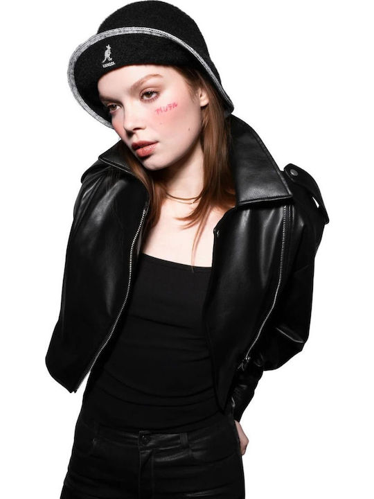 Kangol Υφασμάτινo Ανδρικό Καπέλο Μαύρο