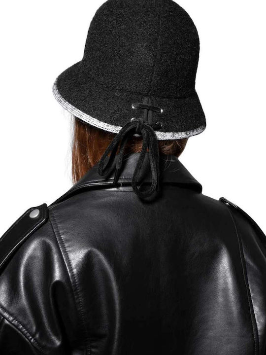 Kangol Υφασμάτινo Ανδρικό Καπέλο Μαύρο