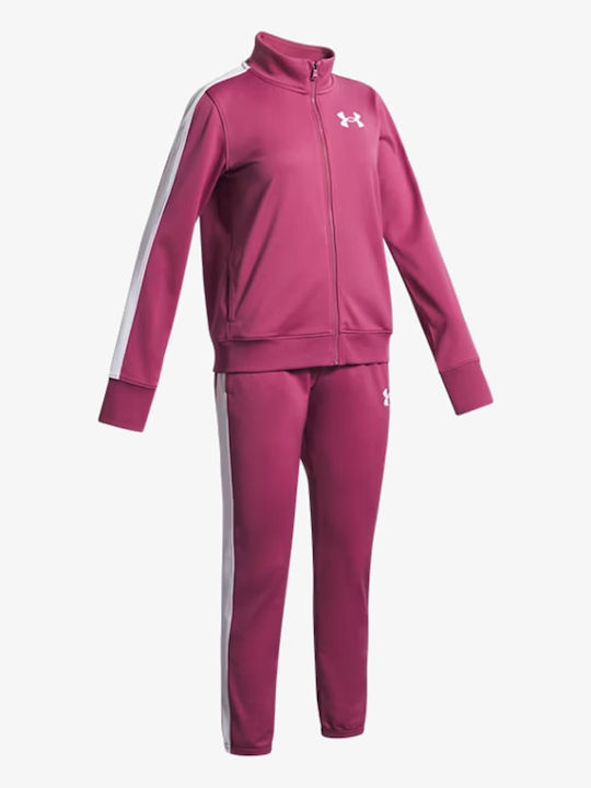 Kids Sweatpants Set Fuchsia 2pcs Em Knit Track Suit