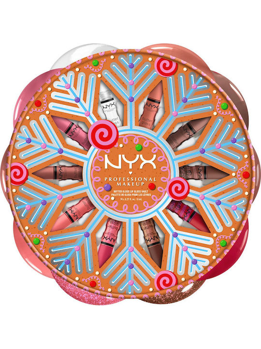 NYX Professional Makeup Gingerbaddie Land Сет за грим за лицето Устни 10бр