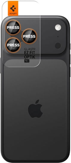 Spigen Optik Pro Glas.tr ”ez Fit” Camera Protector 2-pack Iphone 14 Pro Max 15 Pro Max 16 Pro Max 17 Pro Max Orange