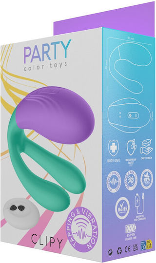 Party Color Toys Vibrator for Couples Purple