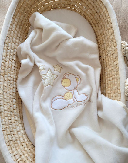 My Sweet Baby Blanket Fleece Beige