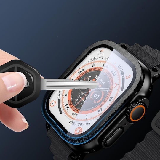 Закалено Стъкло Tech-protect Glass Ring 2-pack Apple Watch Ultra 1 2 49 мм Черен