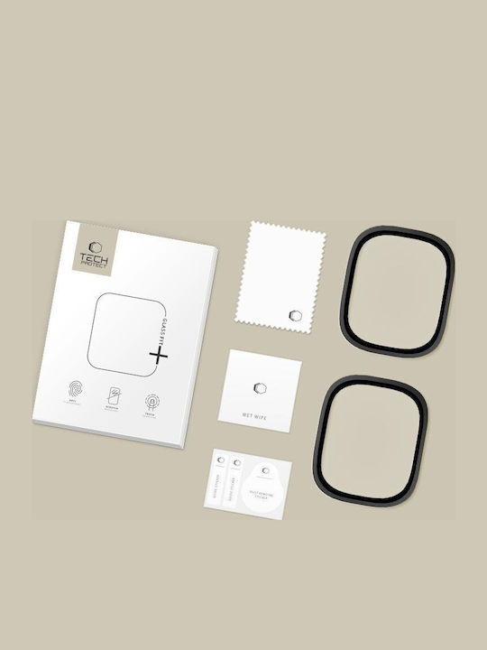 Закалено Стъкло Tech-protect Glass Ring 2-pack Apple Watch Ultra 1 2 49 мм Черен