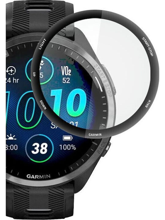 Hofi HYBRID PRO+ Vollflächig gehärtetes Glas für das Garmin Forerunner 965 1Stück
