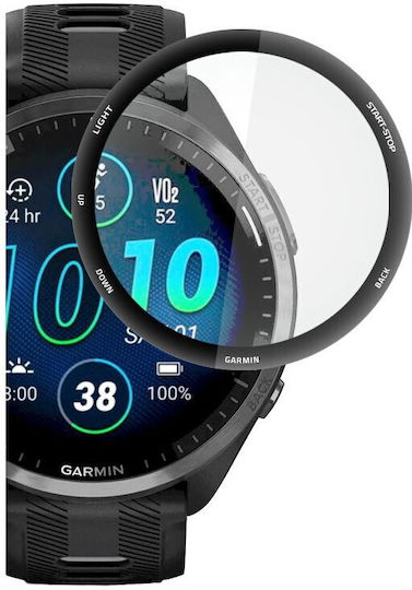 Hofi HYBRID PRO+ Vollflächig gehärtetes Glas für das Garmin Forerunner 965 1Stück