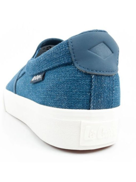 Πάνινα Ανδρικά Slip-On Μπλε