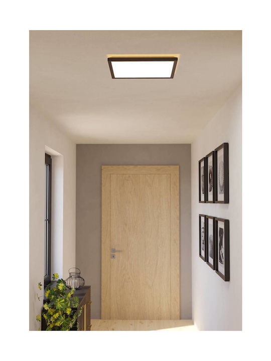 Eglo Outdoor Ceiling Light with Integrated LED in Black Color 901456
