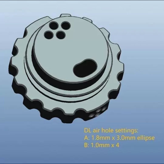 Across Vape Roulette Verdampfer für Elektronische Zigaretten RTA 3.5ml 22mm