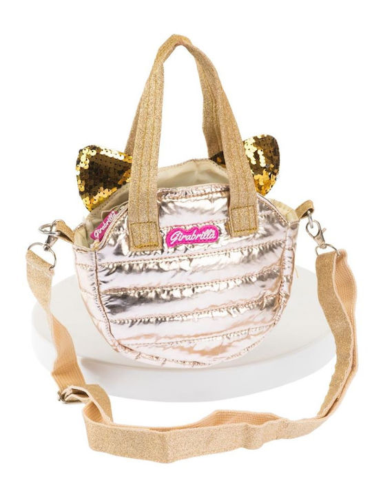 Nice Group Kinder Taschen Gold 28x21x3cm