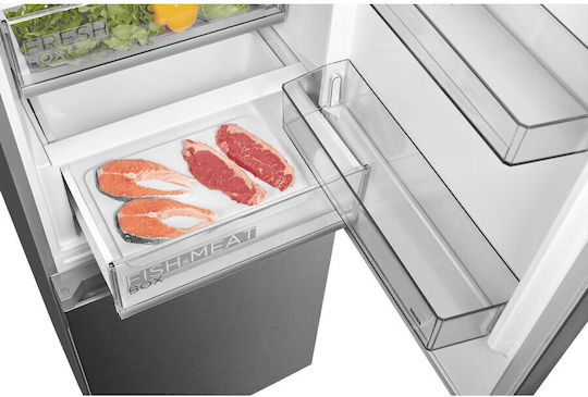 Midea 338лт В185xШ59.5xД70см. Inox MERB345MGC02